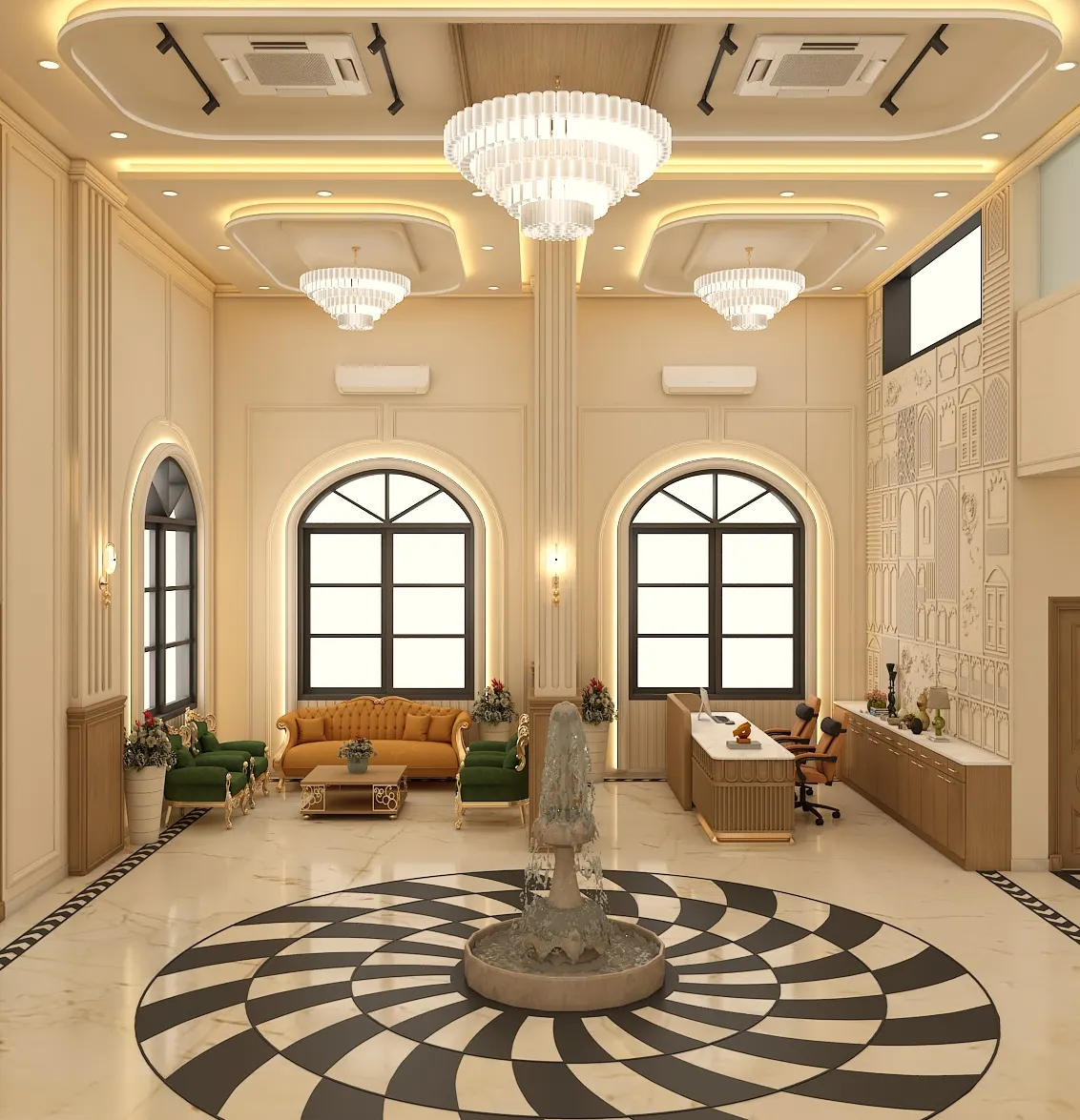 Hotel Siyaram Royal Inn Reception and Common Toilet — view 1