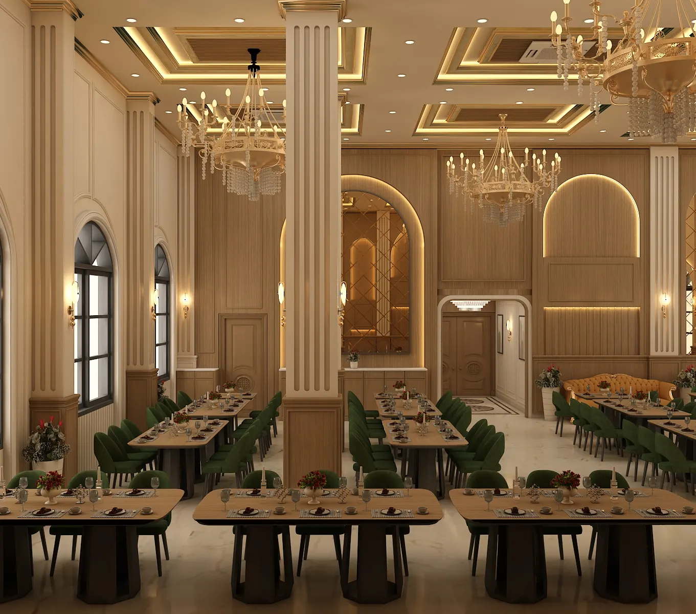 Hotel Siyaram Royal Inn restaurant — view 1